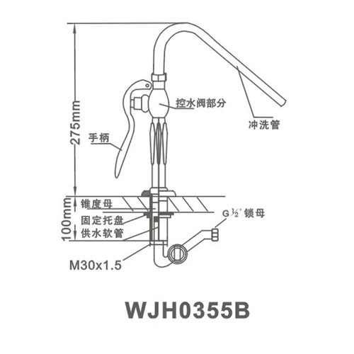 WJH0355B台式可移动洗瓶器