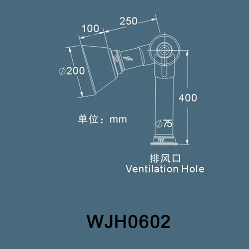 WJH0601-WJH0602台式一节抽气罩