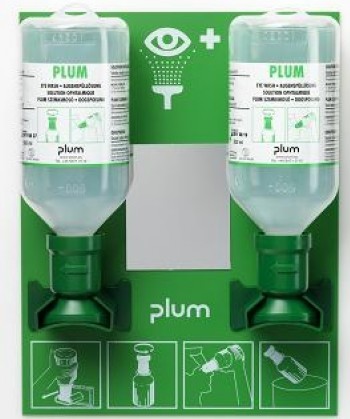 PLUM 16盎司双瓶挂板洗眼液WJH4694（500ML/瓶）