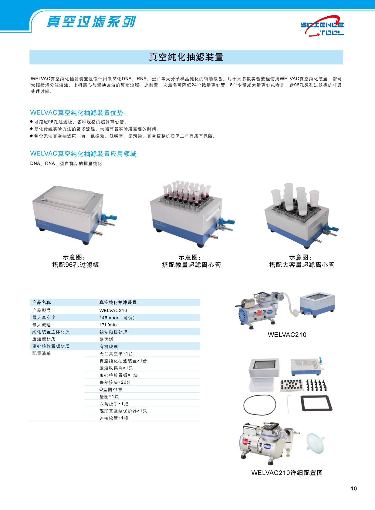 WelVac200微孔盘真空纯化装置