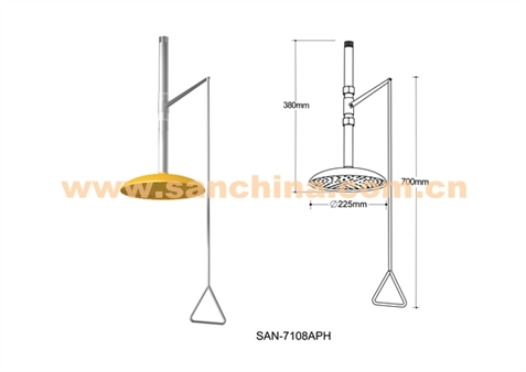 SAN-7108APH不锈钢紧急冲淋器