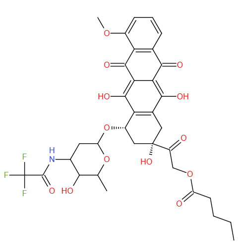 Valrubicin戊柔比星(AD-32) PKC活化抑制剂|CAS 56124-62-0